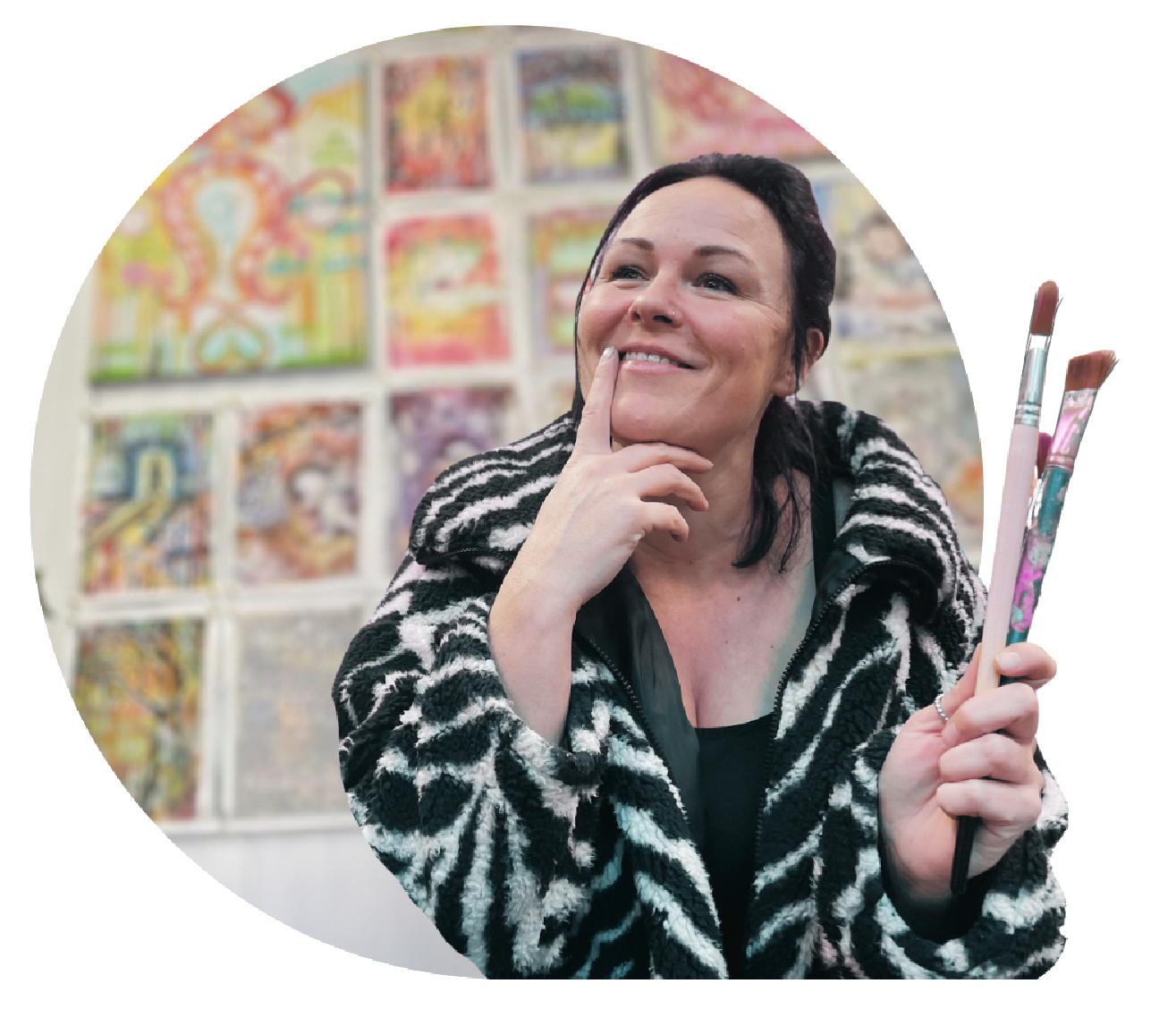 Debby Luijken in haar atelier Bij Deb in Bleiswijk - Lansingerland